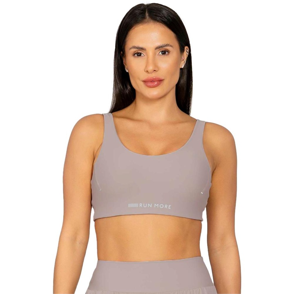 Top Feminino Run More Pontos de Luz