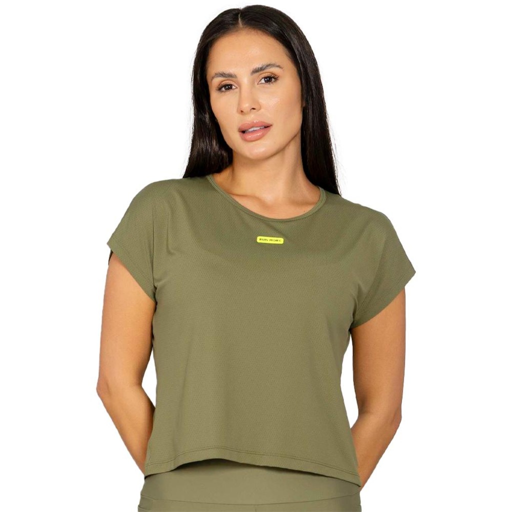 Camiseta Feminina Run More Morcego