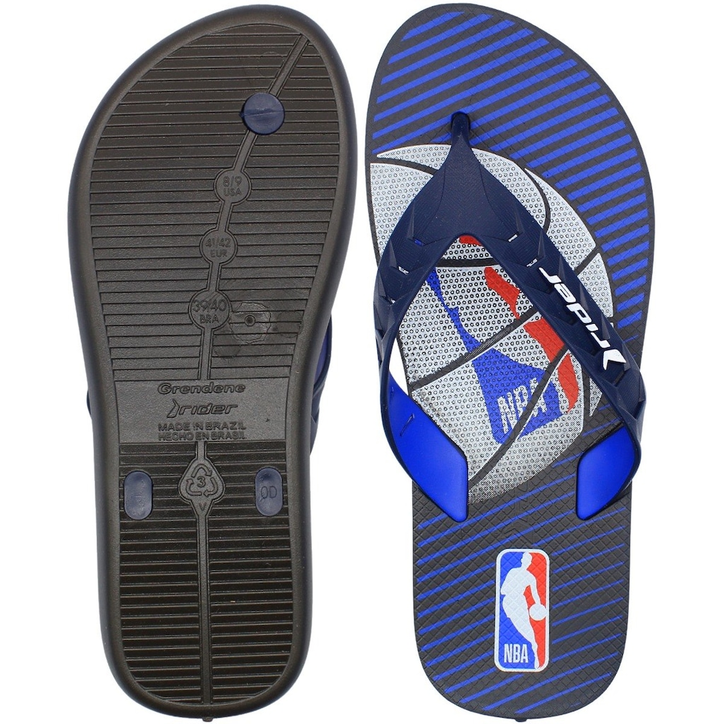 Imagem 3 do produto Chinelo de Dedo Masculino Rider Street Duo NBA