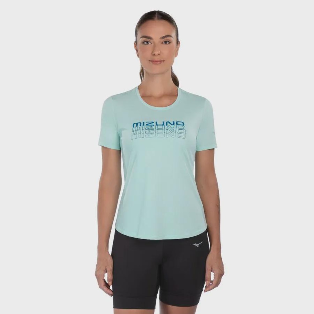 Camiseta Mizuno Focus Stamp Feminina