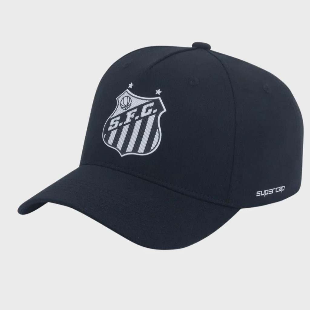 Imagem 3 do produto Boné Adulto SuperCap Santos Silk Frontal