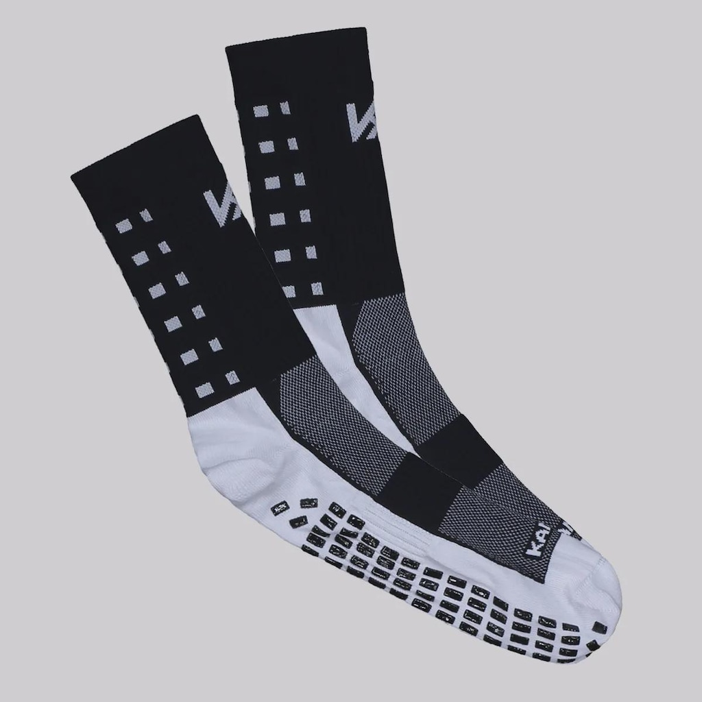 Meia Cano Alto Kanxa Antiderrapante Sport Unissex