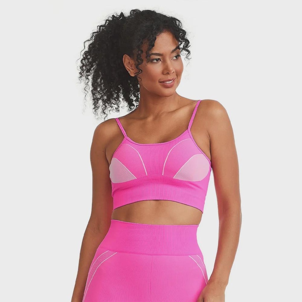 Top Fitness Feminino Caju Brasil Seamless