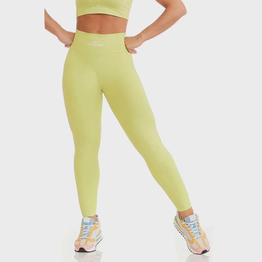 Calça Legging Feminina Caju Brasil Seamless Oxigênio