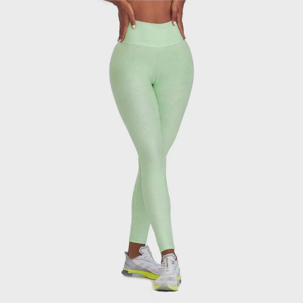 Calça Legging Feminina Caju Brasil Textura Exclusiva