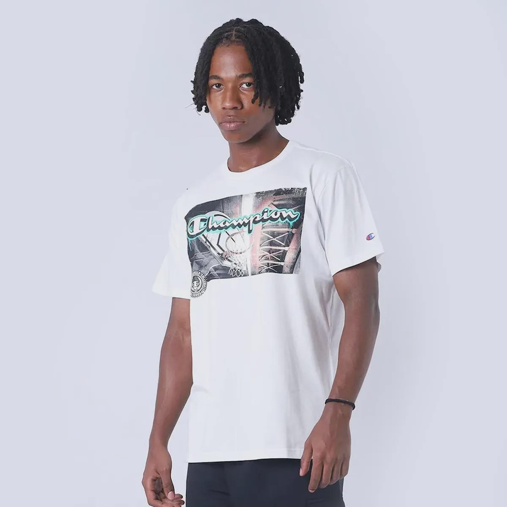 Imagem 2 do produto Camiseta Masculina Champion Basket Bridge