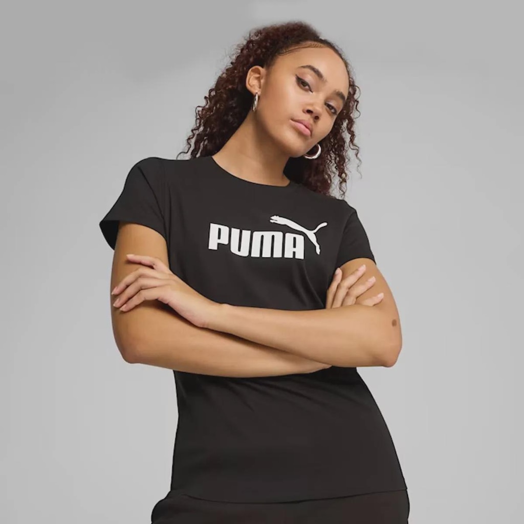 Camiseta Feminina Puma ESS NO. 1 Logo