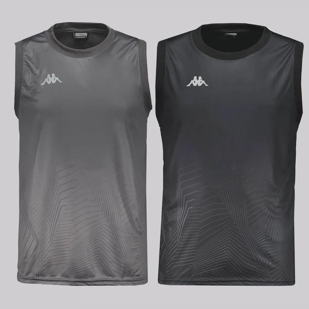 Kit 2 Regatas Masculina Nuuk Kappa