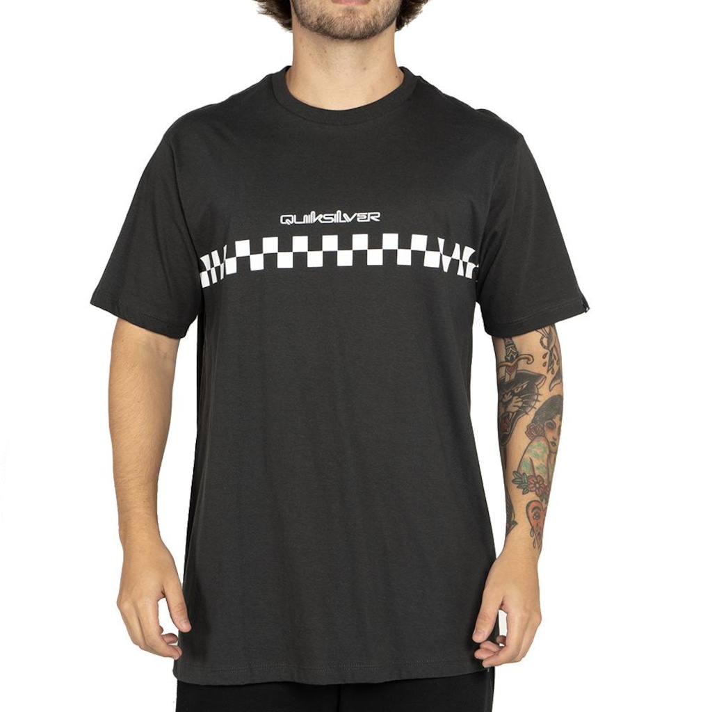 Camiseta Masculina Quiksilver Checker