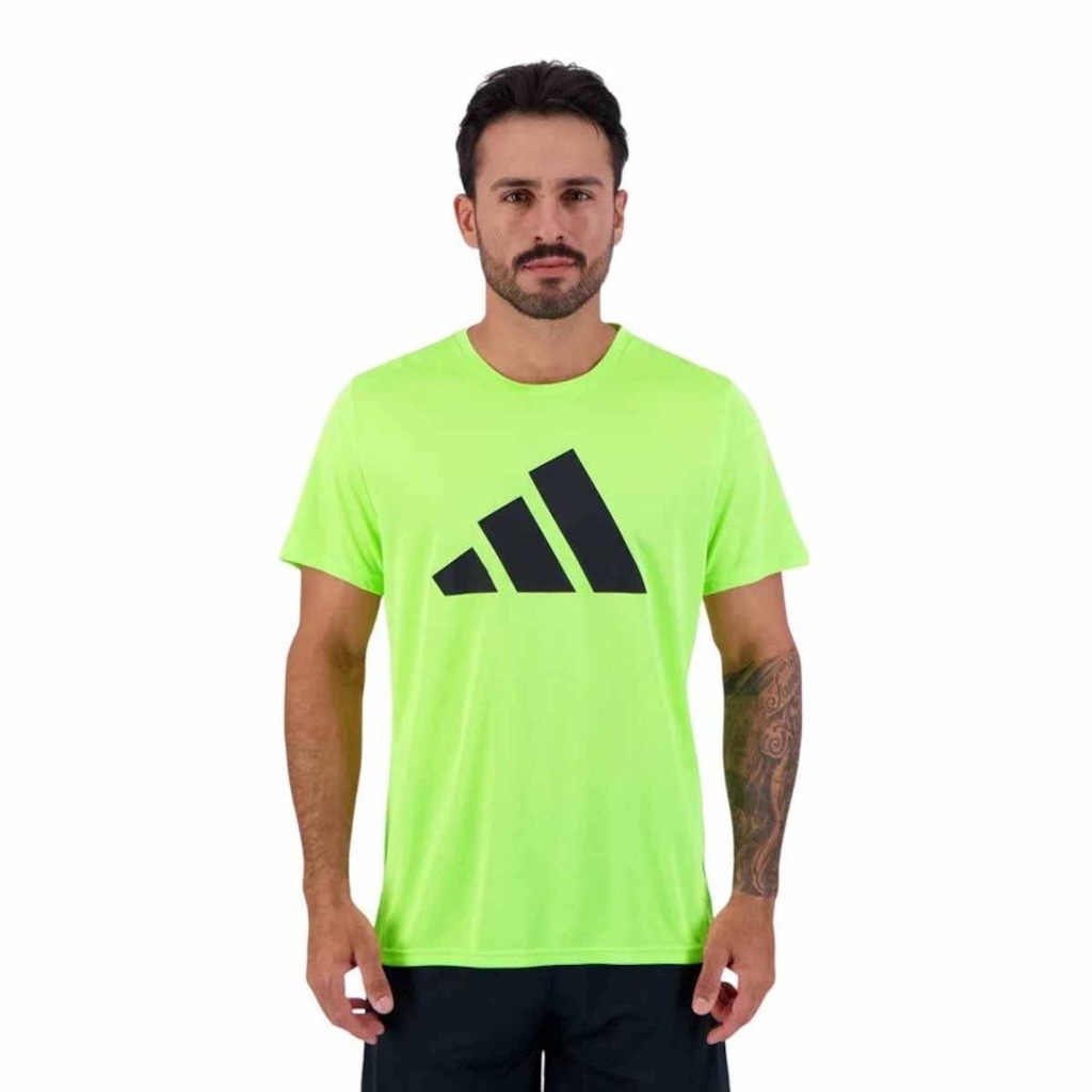 Camiseta Masculina adidas M/C Run It