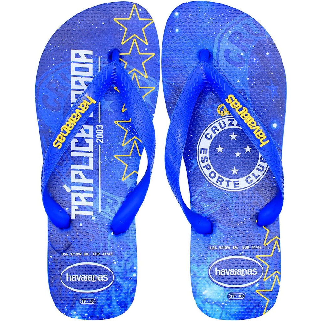 Chinelo Havaianas Top Times Cruzeiro Unissex