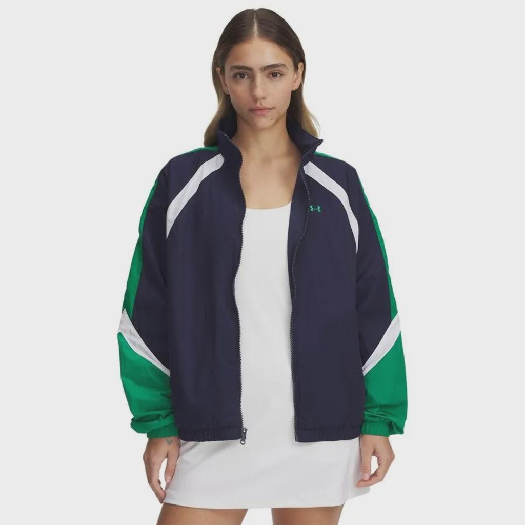 Jaqueta Feminina Under Armour sem Capuz Icon Crinkle