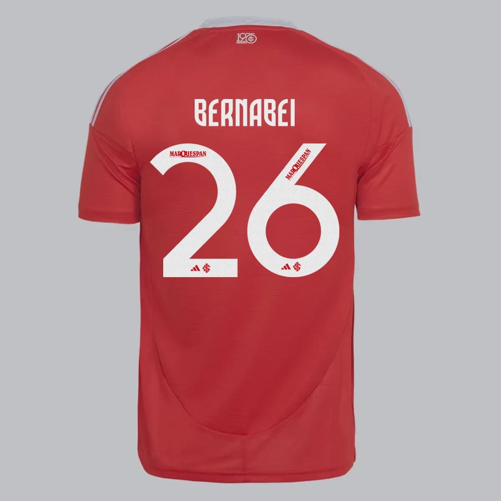 Camisa do Internacional I 2025 adidas 26 Bernabei Masculina