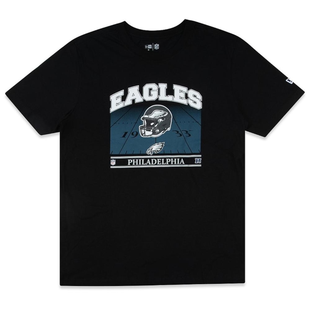 Camiseta Masculina New Era Philadelphia Eagles NFL Regular Fan