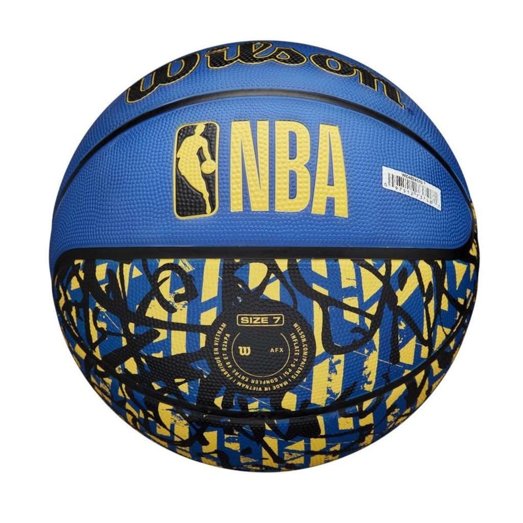 Imagem 2 do produto Bola de Basquete Wilson NBA Team Warriors