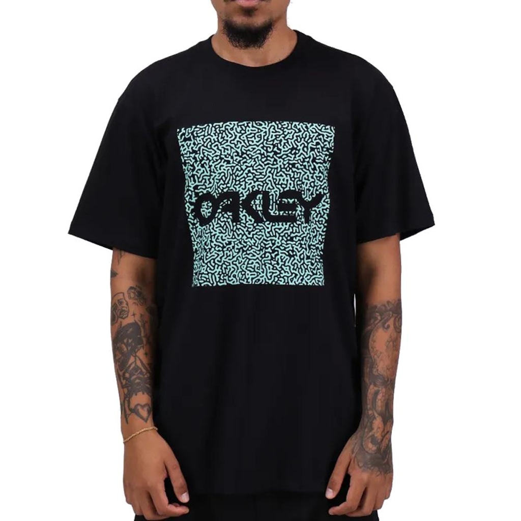 Camiseta Masculino Oakley Coral Organic Square