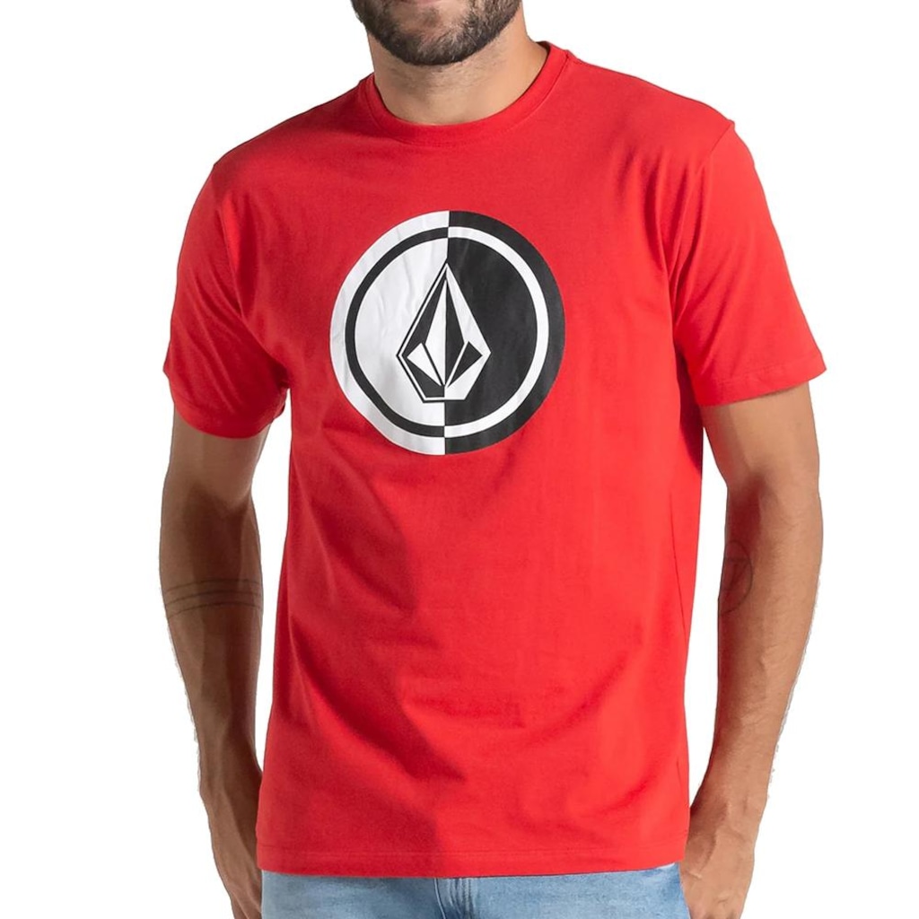 Camiseta Masculina Volcom Mega Circle