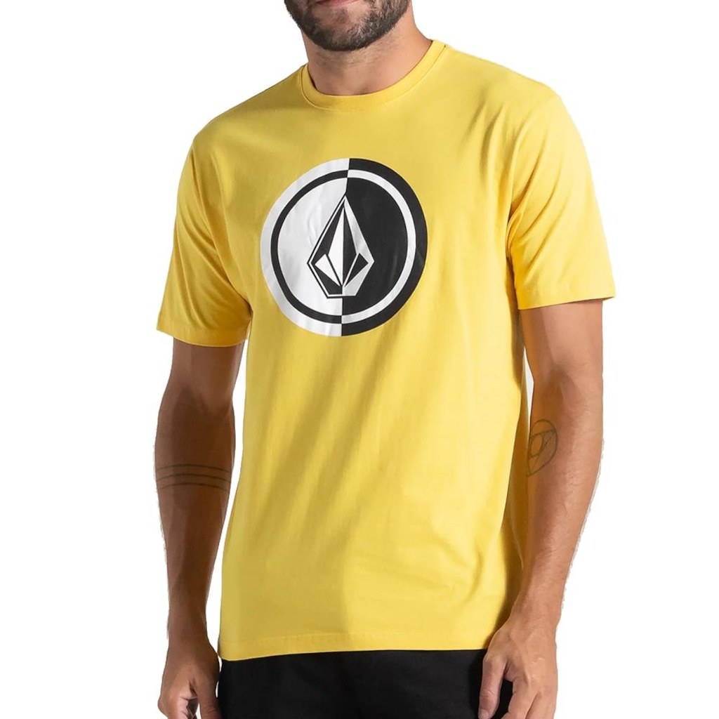 Camiseta Masculina Volcom Mega Circle