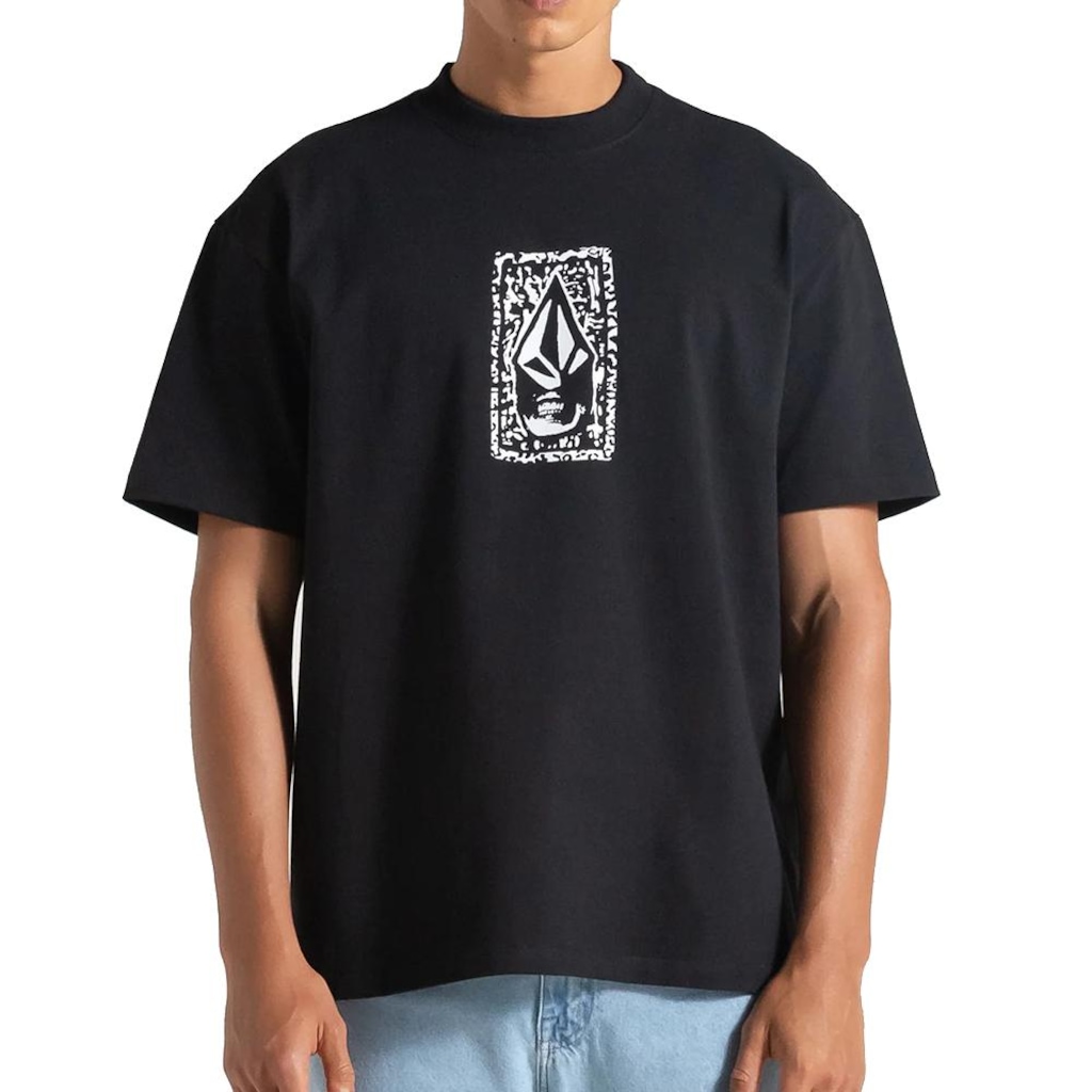 Camiseta Masculina Volcom Comfort Stone Face