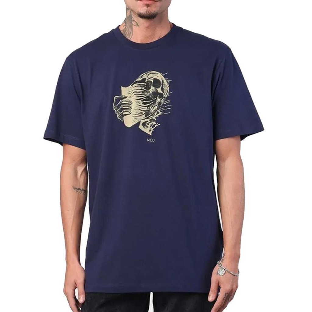 Camiseta Masculina MCD Caveira Metamorfose