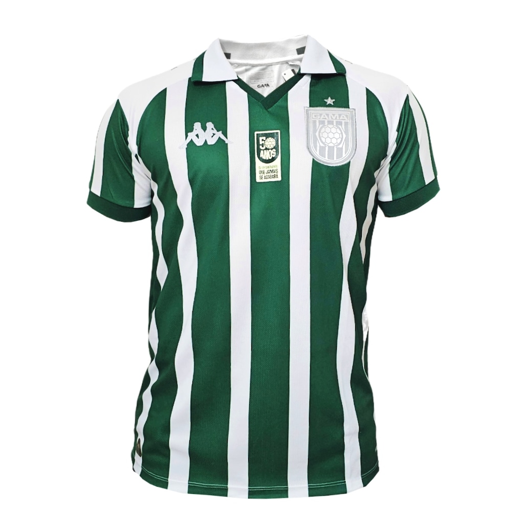 Camisa Gama Kappa 2025 Edição 50 Anos Uniforme 3 Masculino