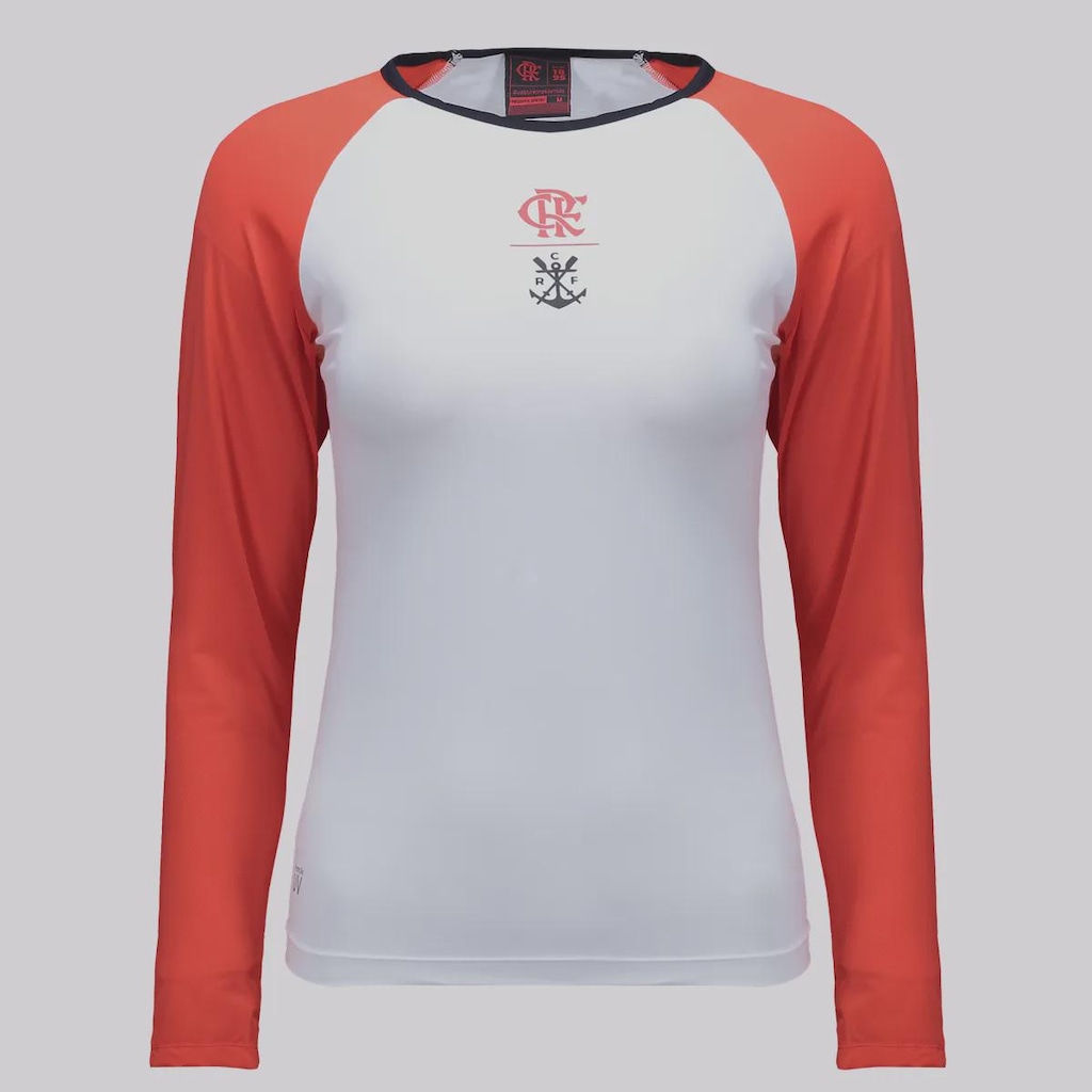 Camisa do Flamengo Manga Longa Plaga Futfanatics Feminina