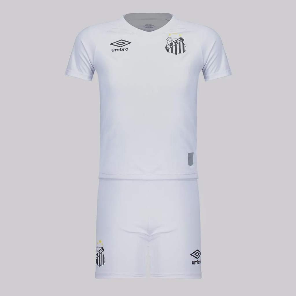 Kit Uniforme do Santos Infantil Umbro I 2025