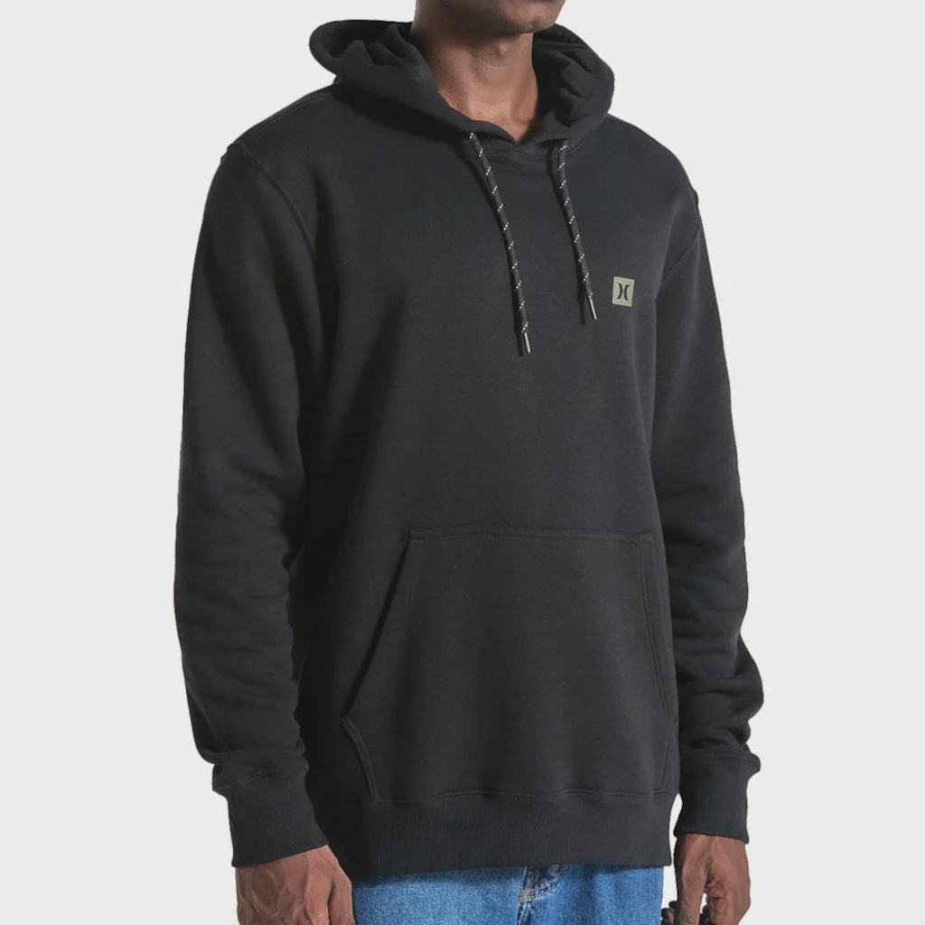 Blusão de Moletom Canguru Masculino Hurley Mini Icon II
