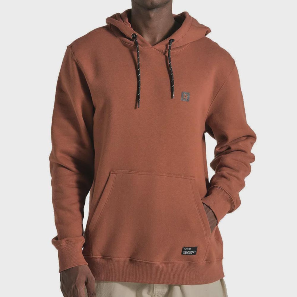 Blusão de Moletom Canguru Masculino Hurley Mini Icon II