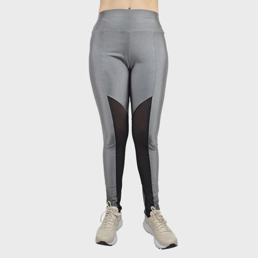 Calça Legging Feminina Selene Com Recorte e Tule