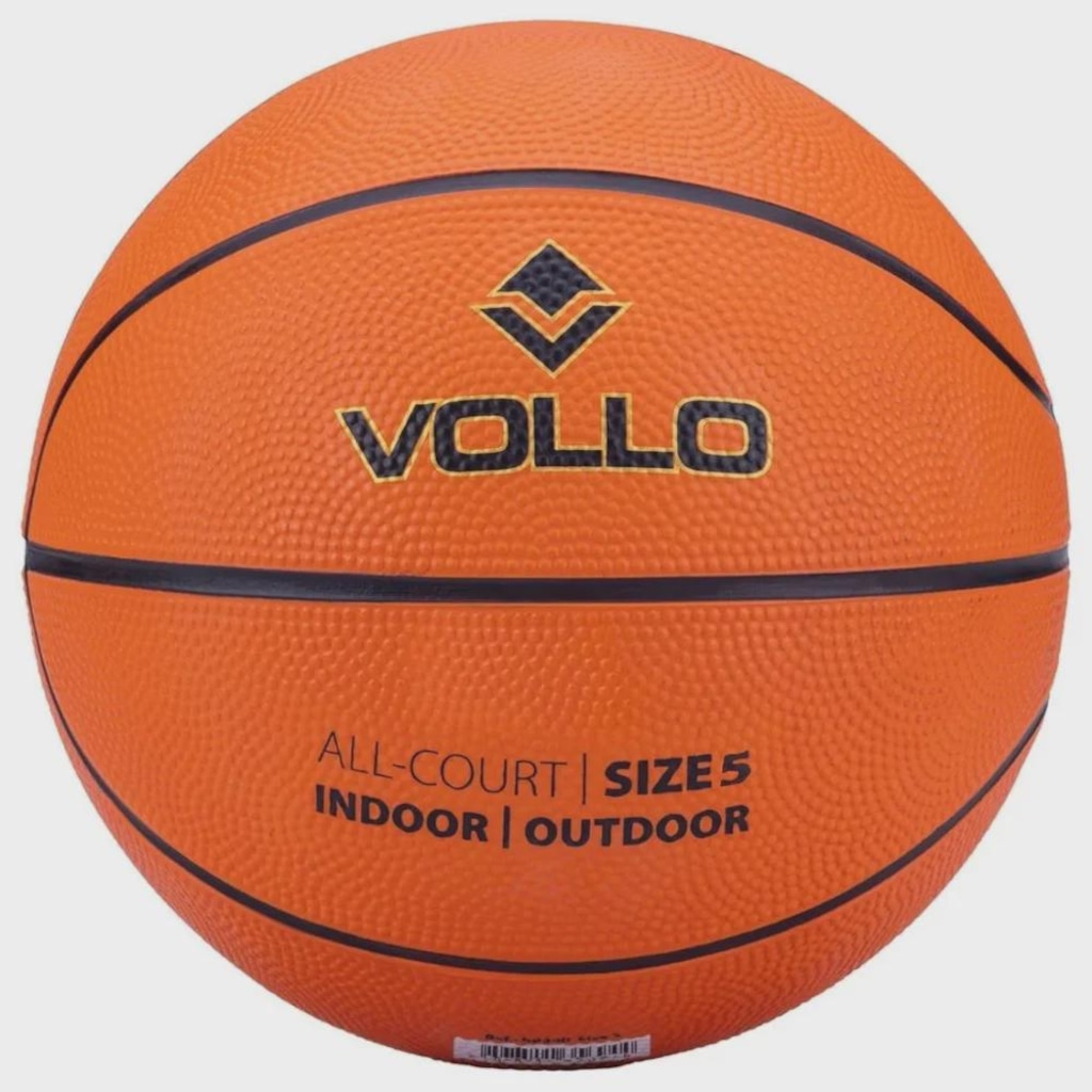 Bola de Basquete Vollo BB500 Tamanho 5 Borracha