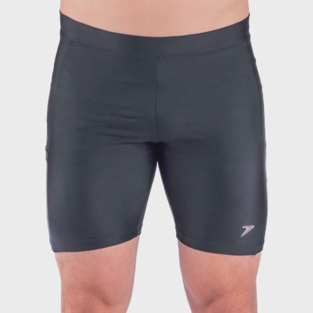 Bermuda de Compressão Térmica Unissex Poker Gold Com Bolso