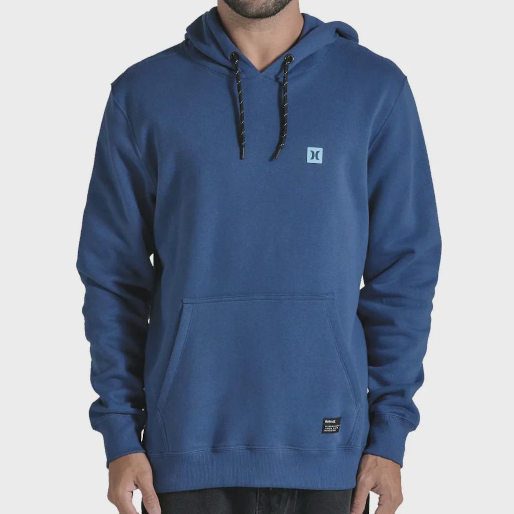Blusão de Moletom Canguru Masculino Hurley Mini Icon II