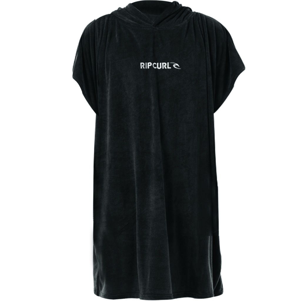 Toalha Poncho Rip Curl Brand Hooded Black Grey