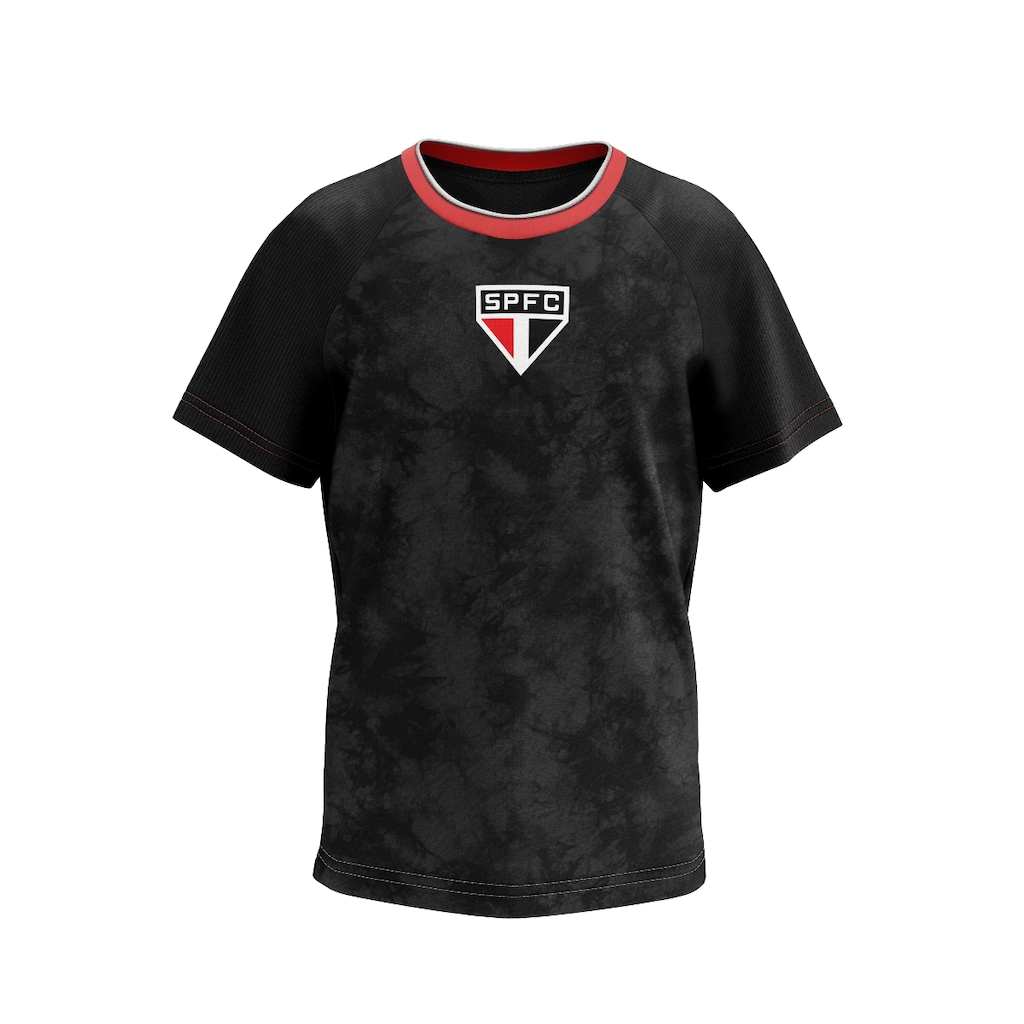 Camisa do São Paulo Basic Trança Braziline Infantil