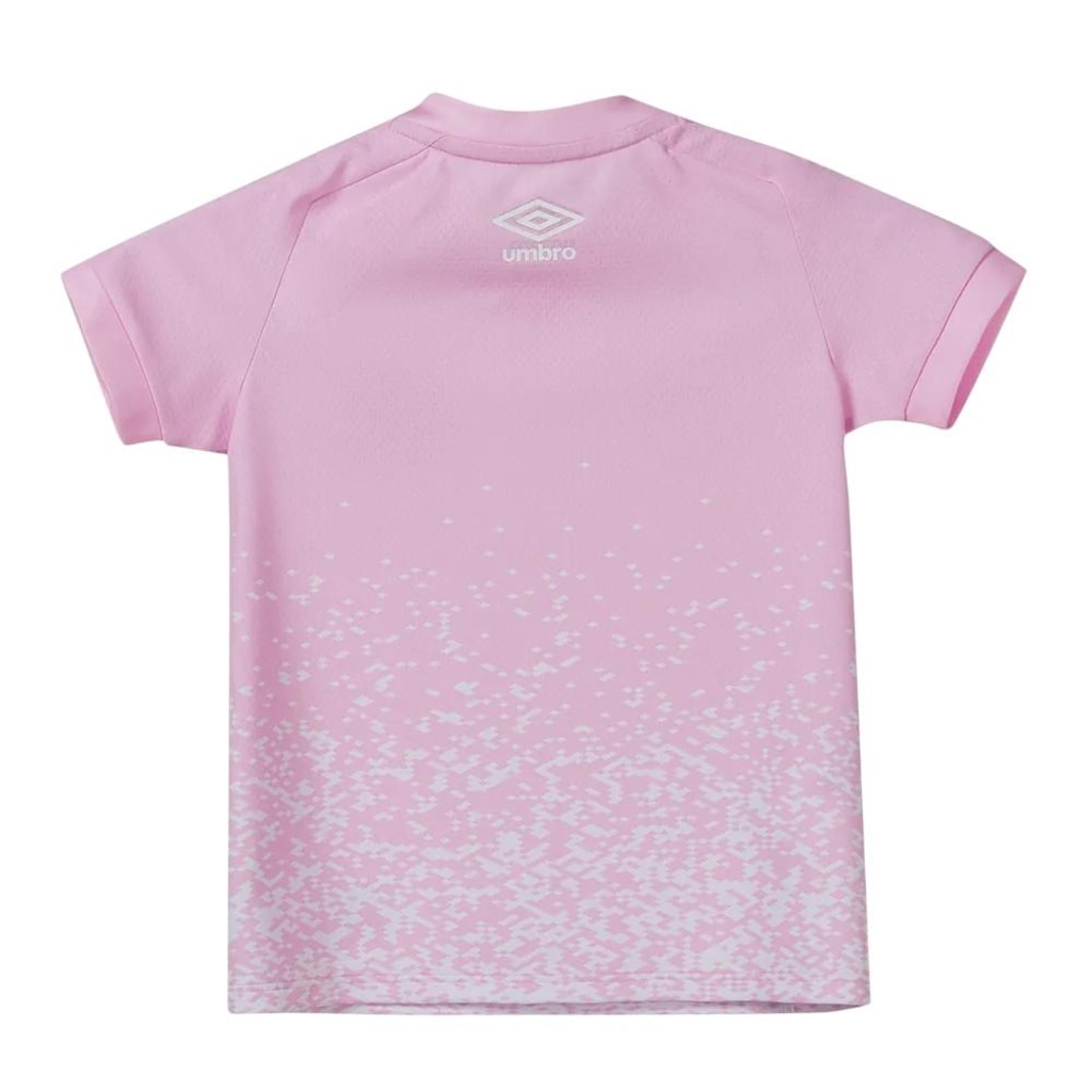 Imagem 2 do produto Camisa do Santos 2021 Umbro Outubro Rosa Infantil