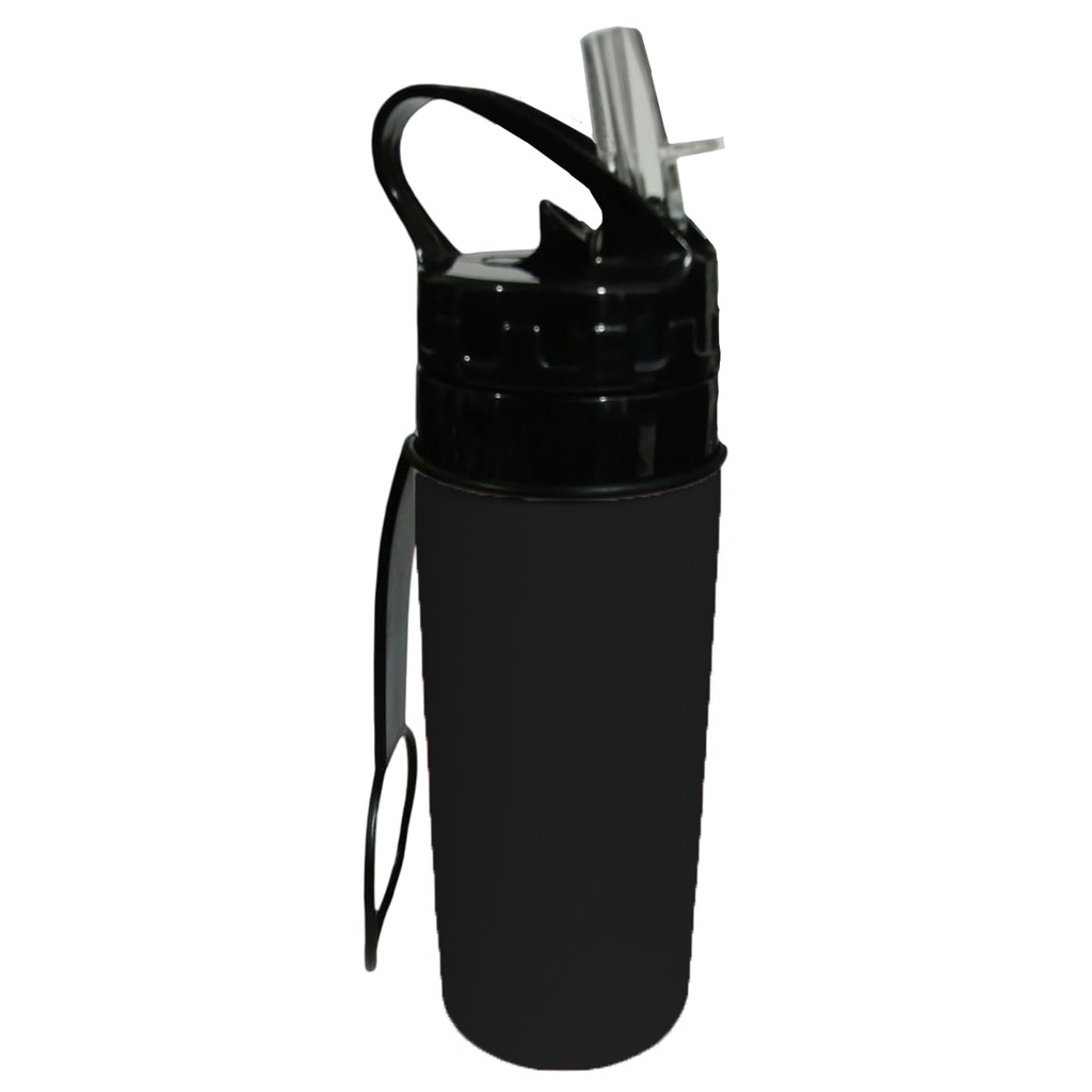 Garrafa de Silicone Gold SportsTracker Retrátil Dobrável 500ml