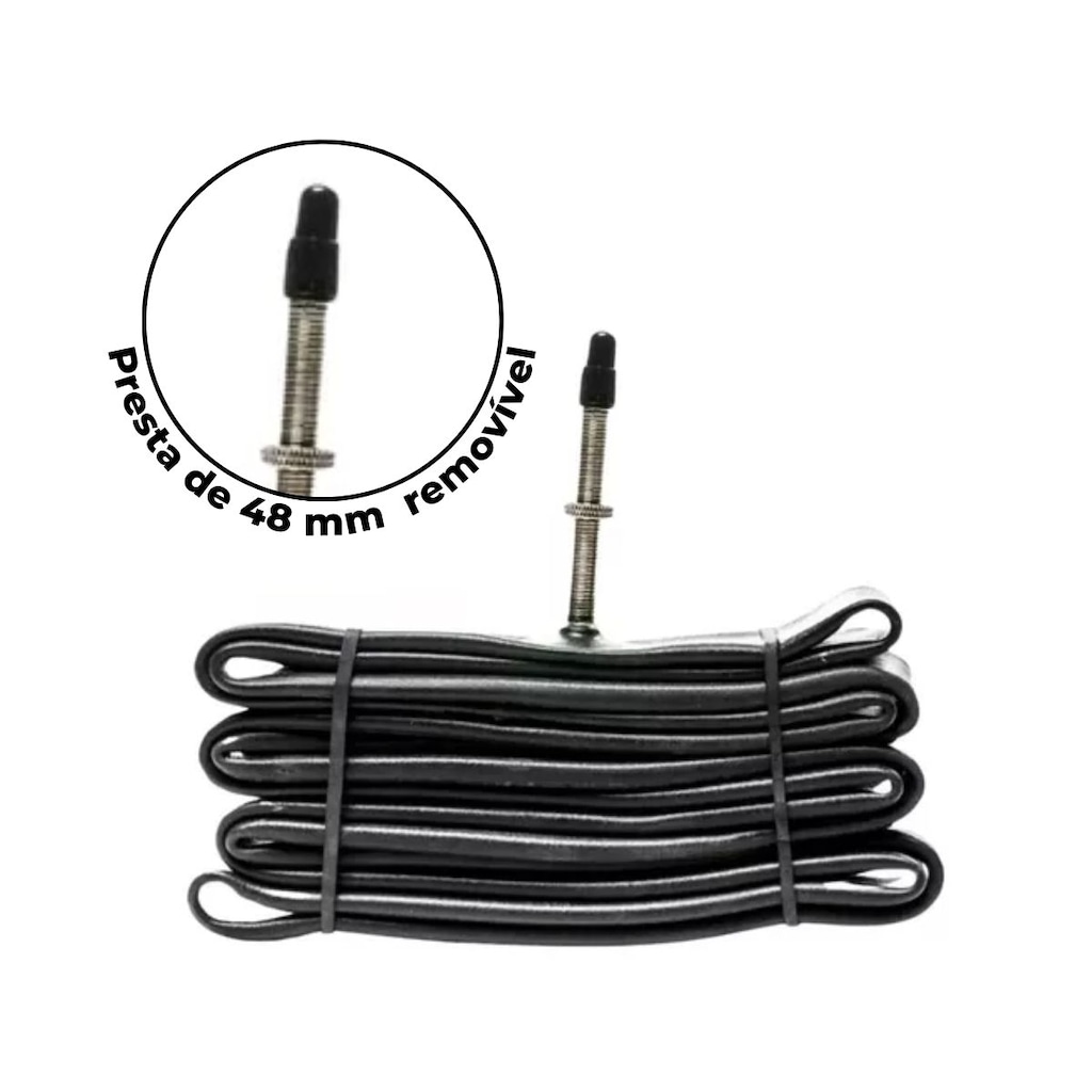 Imagem 2 do produto Kit 4 Câmara de ar Kenda aro 700 x 18/23 bico fino 48 mm