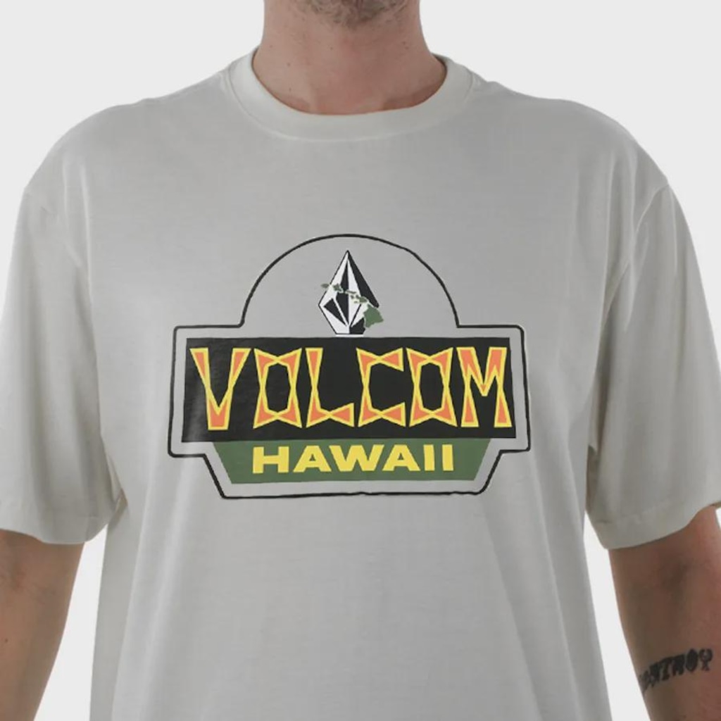 Imagem 3 do produto Camiseta Volcom Quilt Fill Masculina
