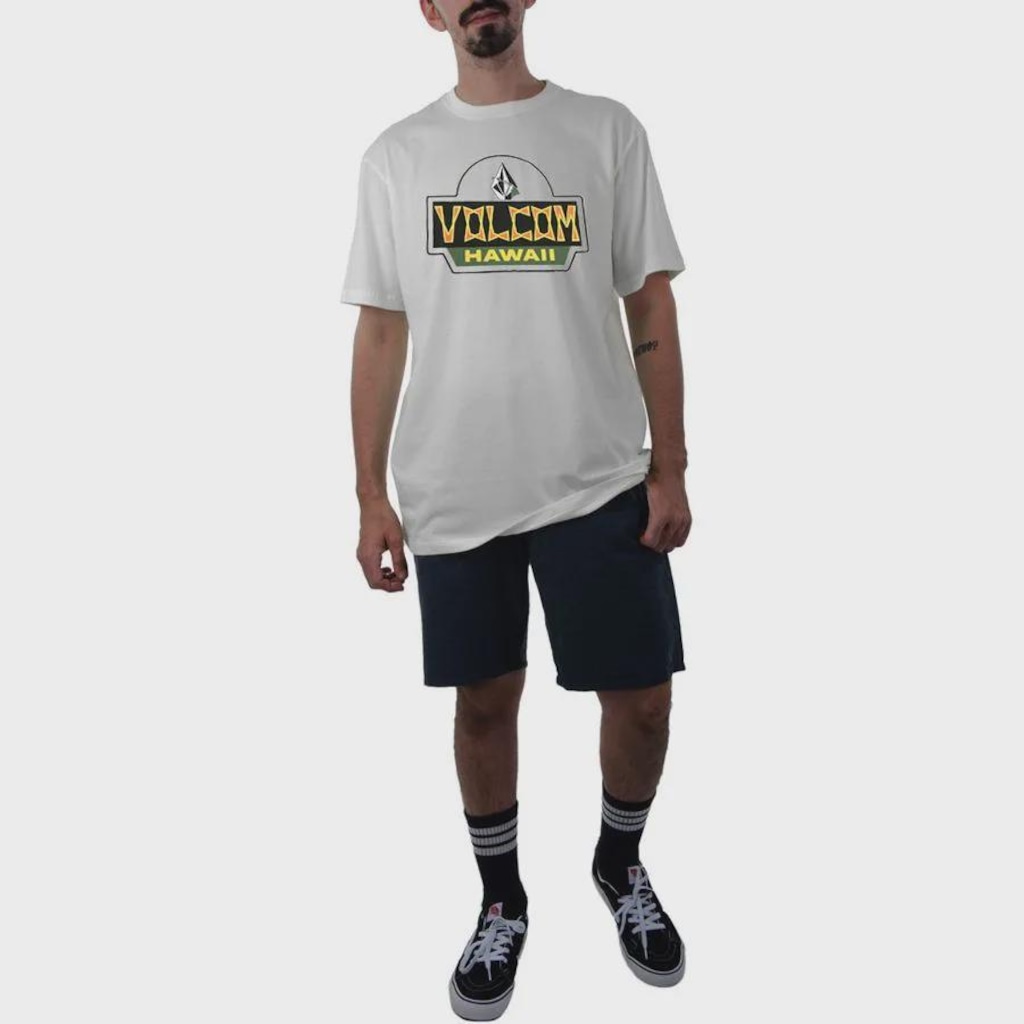 Imagem 5 do produto Camiseta Volcom Quilt Fill Masculina