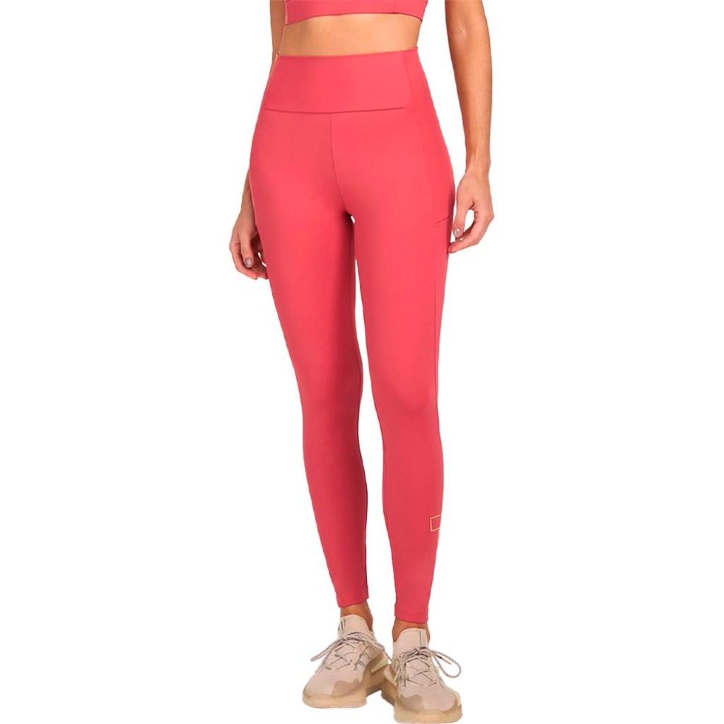 Legging Alto Giro Recortes Feminina