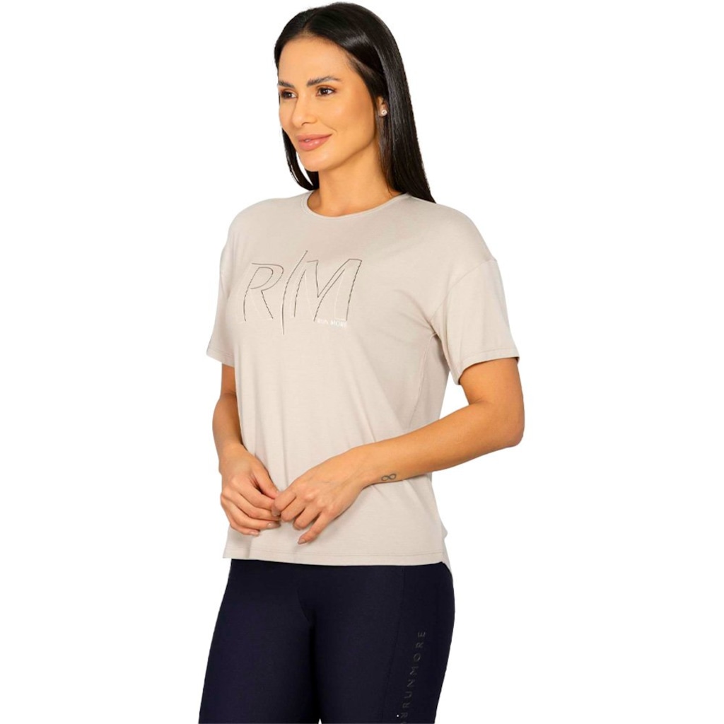 Imagem 4 do produto Camiseta Run More Alongada Feminina