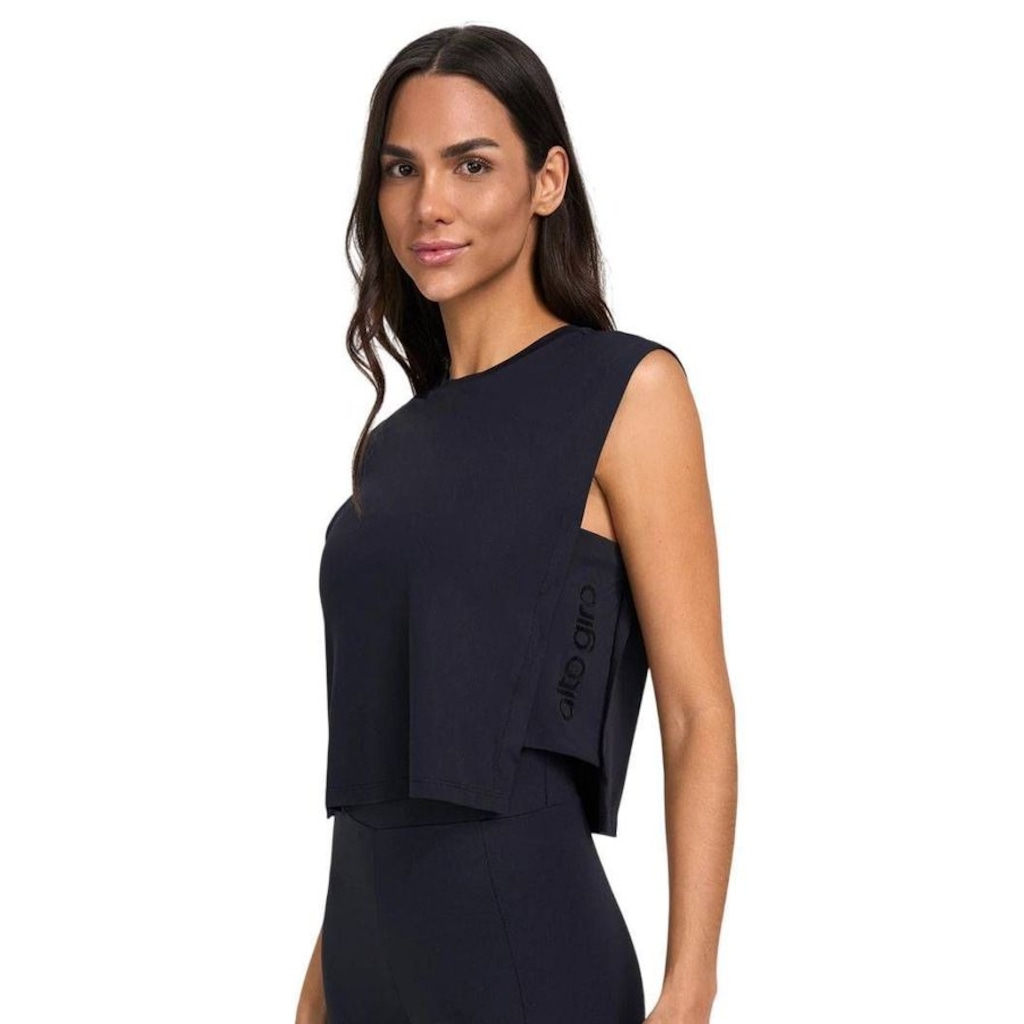 Regata Feminina Alto Giro Ampla Sobreposição