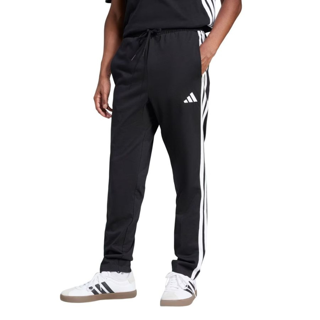 Calça Adidas Single Jersey 3 Stripes Masculina