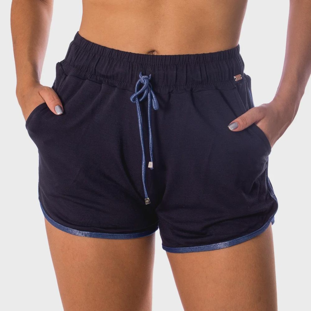 Short Feminino Caju Brasil Happy
