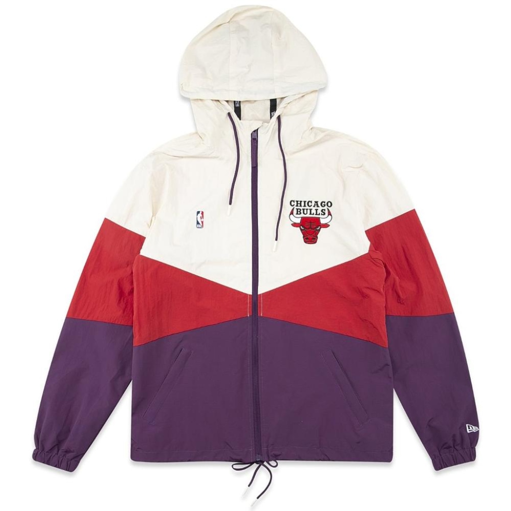 Jaqueta Corta Vento Masculina New Era Chicago Bulls Institutional