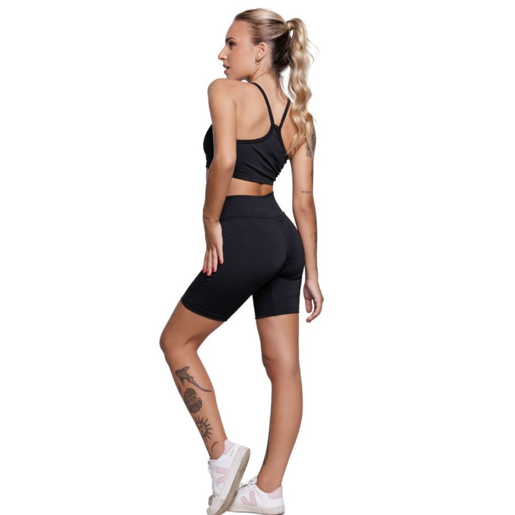 Imagem 2 do produto Conjunto Top Alça Fina e Bermudinha Suplex Vekyo