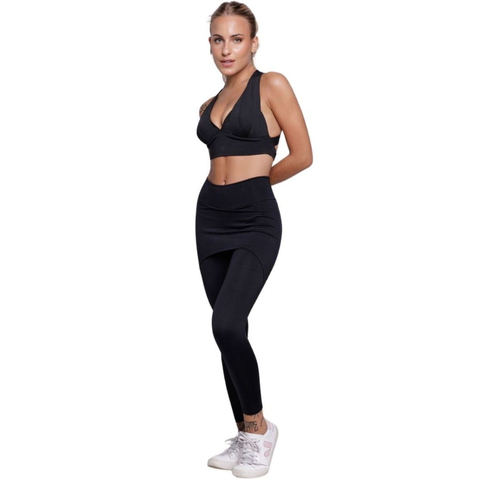 Imagem 3 do produto Conjunto Top bojo e Calça Saia Vekyo Feminino