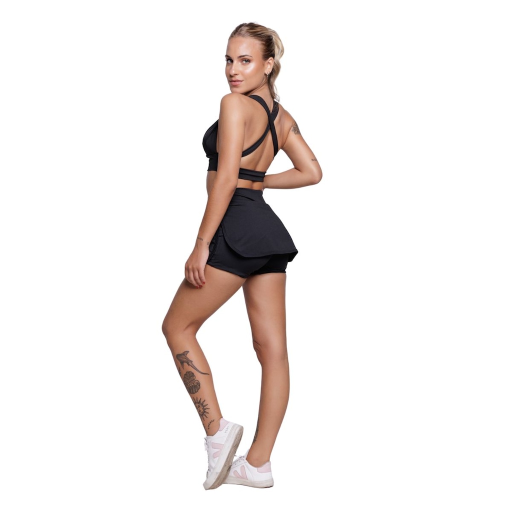 Imagem 2 do produto Conjunto Top bojo e Short Saia Vekyo Feminino