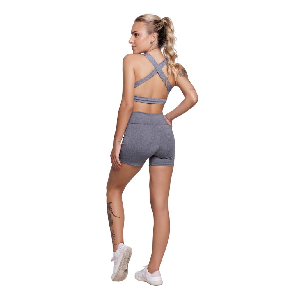 Imagem 2 do produto Conjunto Top com Bojo E Short Suplex Vekyo Feminino